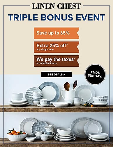 Triple Bonus Event | Linen Chest