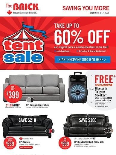 Tent Sale | The Brick