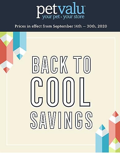 Back to Cool Savings | Pet Valu